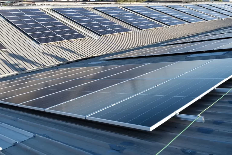 Solar Panels for a Commercial Garage