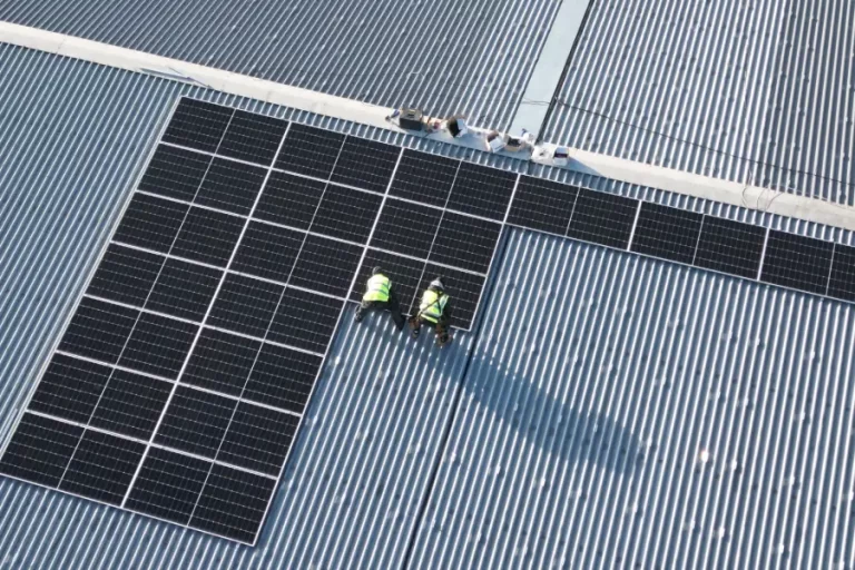 Redland Leisure Centre Solar Panels From Above
