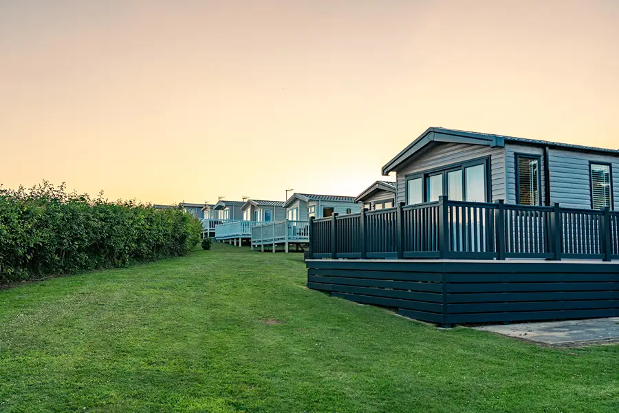 Park Home in Evening