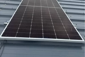 Network Rail Depot Solar Panel Close-up