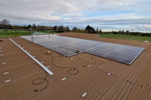 Parley Golf Centre During Install Solar Panels