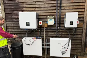 Parley Golf Centre Solar Inverters and Batteries