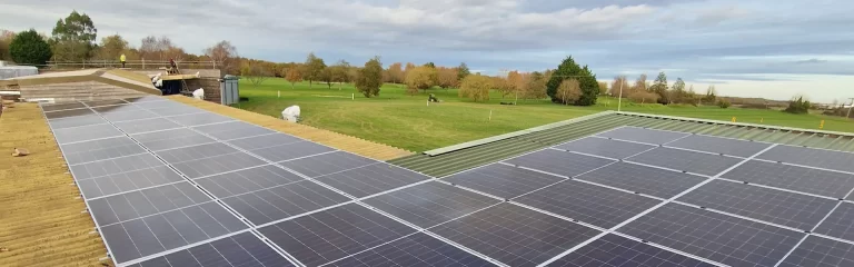 Parley Golf Centre Solar Panels