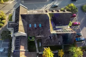 The Porch Surgery Corsham Solar PV From Above